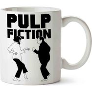 Art Hediye Pulp Fiction Siyah Yazı Kupa Bardak