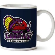 Art Hediye Purple Champs Globo Gym Purple Cobras Dodgeball İki Tarafı Baskılı Kupa Bardak