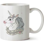 Art Hediye Rainbows For Unicorns İki Tarafı Baskılı Kupa Bardak