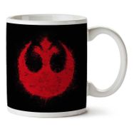 Art Hediye Rebel Graffiti Red Star Wars İki Tarafı Baskılı Kupa Bardak