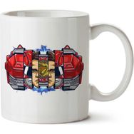 Art Hediye Red Ranger Power Rangers İki Tarafı Baskılı Kupa Bardak