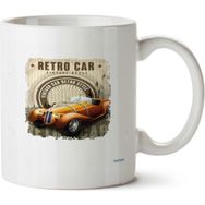 Art Hediye Retro Carro İki Tarafı Baskılı Kupa Bardak