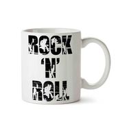Art Hediye Rock N Roll İki Tarafı Baskılı Kupa Bardak
