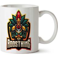 Art Hediye Rooster King İki Tarafı Baskılı Kupa Bardak