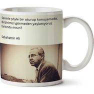 Art Hediye Sabahattin Ali Farkında Mısın Baskılı Kupa Bardak