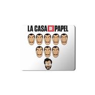 Art Hediye Salvador Dali La Casa De Papel Baskılı 23x19 cm Mouse Pad