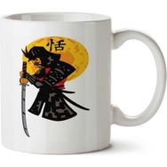 Art Hediye Samurai Kılıç İki Tarafı Baskılı Kupa Bardak