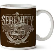 Art Hediye Serenity Firefly Pioneers Browncoats Unite İki Tarafı Baskılı Kupa Bardak