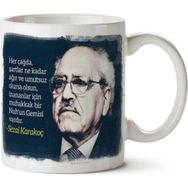 Art Hediye Sezai Karakoç Nuh Un Gemisi Vardır Baskılı Kupa Bardak