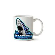 Art Hediye Shark Esport İki Tarafı Baskılı Kupa Bardak