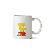 Art Hediye Simpsons Bart Fotoğraf İki Tarafı Baskılı Kupa Bardak