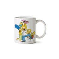 Art Hediye Simpsons Lisa Simpson İki Tarafı Baskılı Kupa Bardak