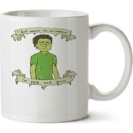 Art Hediye Slime Morty İki Tarafı Baskılı Kupa Bardak