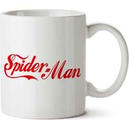 Art Hediye Spiderman Coca Cola Logo İki Tarafı Baskılı Kupa Bardak