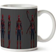 Art Hediye Spiderman Örümcek Adam Aksesuarları İki Tarafı Baskılı Kupa Bardak