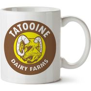 Art Hediye Star Wars Bantha Tatooine Dairy Farmsİki Tarafı Baskılı Kupa Bardak