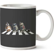 Art Hediye Star Wars Beatles Abbey Road Droids Iki Tarafı Baskılı Kupa Bardak