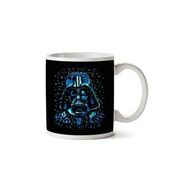 Art Hediye Star Wars Darth Vader Blue Flecks İki Tarafı Baskılı Kupa Bardak
