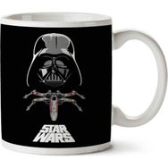 Art Hediye Star Wars Darth Vader X-Wing İki Tarafı Baskılı Kupa Bardak