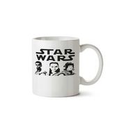 Art Hediye Star Wars Karakter İki Tarafı Baskılı Kupa Bardak