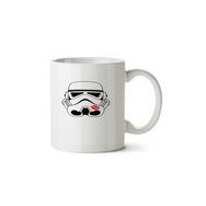 Art Hediye Star Wars Kask Öpücük İki Tarafı Baskılı Kupa Bardak