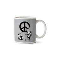 Art Hediye Star Wars Stormtrooper Banksy İki Tarafı Baskılı Kupa Bardak