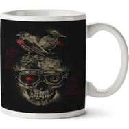 Art Hediye Steampunk (Preta) Iki Tarafı Baskılı Kupa Bardak