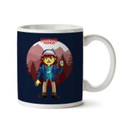 Art Hediye Stranger Things Dustin Big İki Tarafı Baskılı Kupa Bardak