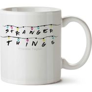 Art Hediye Stranger Things Garip Yazı İki Tarafı Baskılı Kupa Bardak