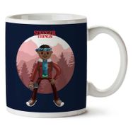 Art Hediye Stranger Things Lucas Big İki Tarafı Baskılı Kupa Bardak