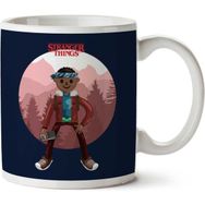 Art Hediye Stranger Things Lucas Big İki Tarafı Baskılı Kupa Bardak