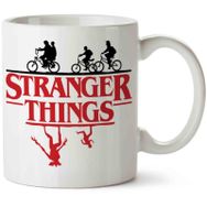 Art Hediye Stranger Things Mundo Invertido Baskılı Kupa Bardak