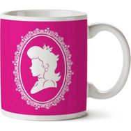 Art Hediye Süper Mario Princess Peach Silhouette Baskılı Kupa Bardak