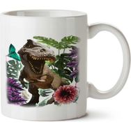 Art Hediye T-Rex Dinazor İki Tarafı Baskılı Kupa Bardak