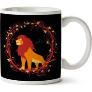 Art Hediye The Lion King Circle Iki Tarafı Baskılı Kupa Bardak