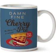 Art Hediye Twin Peaks Damn Fine Cherry Pie Baskılı Kupa Bardak