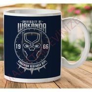 Art Hediye Wakanda Üniversitesi Kara Panter Baskılı Kupa Bardak
