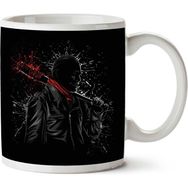 Art Hediye Walking Dead Negan Lucille Psychopath Splatter Baskılı Kupa Bardak