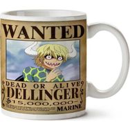 Art Hediye Wanted Dellinger Anime Aranıyor İki Tarafı Baskılı Kupa Bardak