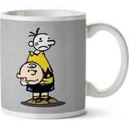 Art Hediye Wimpy Chuck Charlie Brown Kid Peanuts Baskılı Kupa Bardak