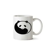Art Hediye Ying Yang Panda İki Tarafı Baskılı Kupa Bardak