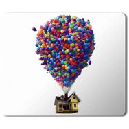 Art Hediye Yukarı Bak Up Balon Baskılı 23x19 cm Mouse Pad