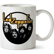 Art Hediye Zeppelin 2 Iki Tarafı Baskılı Kupa Bardak