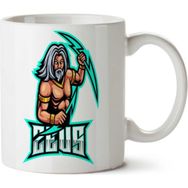 Art Hediye Zeus İki Tarafı Baskılı Kupa Bardak
