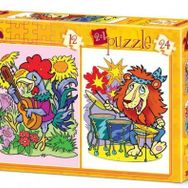 Art Kids 12+24 Parça Müzisyen Hayvanlar Çocuk Puzzle