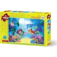 Art Kids 4499 Dalgıç Çocuklar 34x48 cm 50 Parça Puzzle