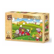 Art Kids Hayvanlar Treni 25 Parça Ahşap Puzzle