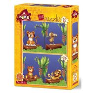 Art Kids Orman Dostları 12+24 Parça Çocuk Puzzle