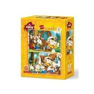 Art Kids Sevimli İnekler 12 + 24 Parça Puzzle