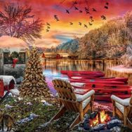 Art Puzzle 2000 Parça Karavan Kampı Puzzle